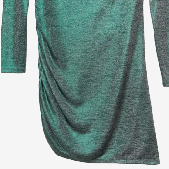 NWT Lovers + Friends Metallic Green Ruched Mini Dress M Revolve Party Sexy - Picture 11 of 15